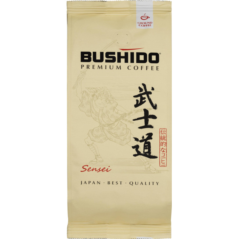 Кофе Bushido Sensei молотый, 227г пакет
