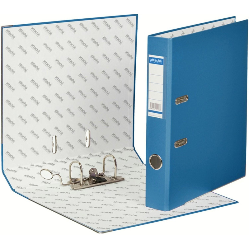 Папка-регистратор ECONOMY PLUS 50мм,син,ПБП1,карм.кор,мет.уг