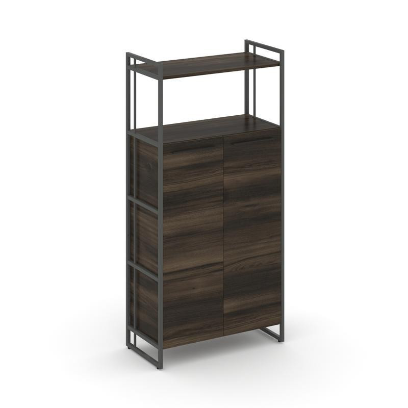 Rift Шкаф 4 ниши широкий RF.SS-43 Дуб Мали/Металл Антрацит/Черный Ручки 798*396*1648