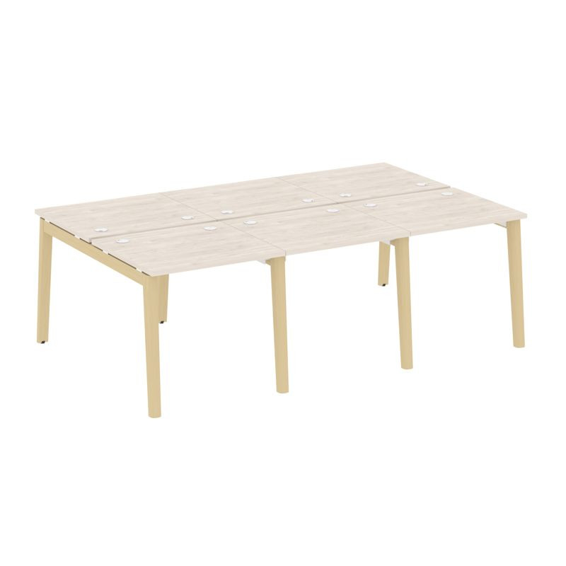 Onix Wood Рабочая станция OW.D.RS-6.0.7 Денвер Светлый/Дуб Светлый/Металл Белый 2340*1475*750 Onix Wood Рабочая станция OW.D.RS-6.0.7 Денвер Светлый/Дуб Светлый/Металл Белый 2340*1475*750