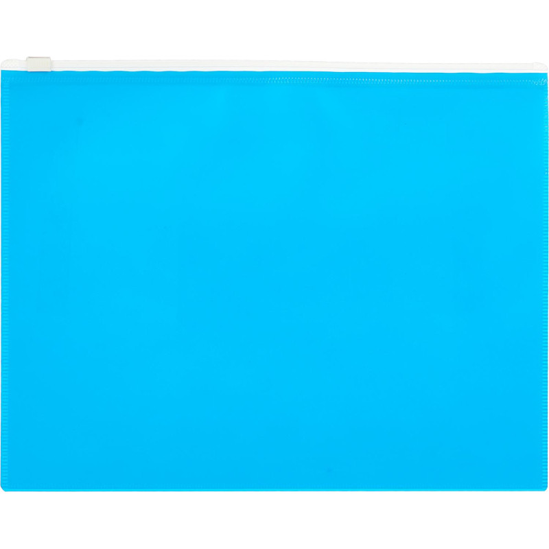 Папка-конверт на молнии А5 Attache Color , голубой
