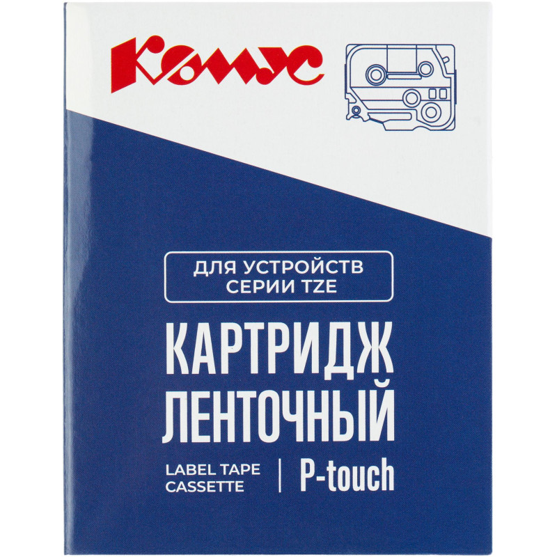 Картридж Комус TZE-931(Brother TZE-931 черный на металлизированном,12мм/8м)