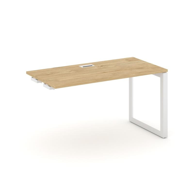 Style Project Стол-приставка к опор. элем. SN-59O.OPRS-011 Тиквуд Светлый/Металл Белый/Белый Заглушк