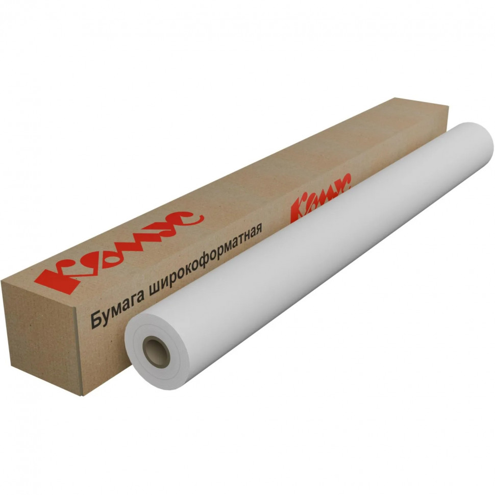 Бумага широкоформатная InkJet 80г 841ммх100м 50,8мм