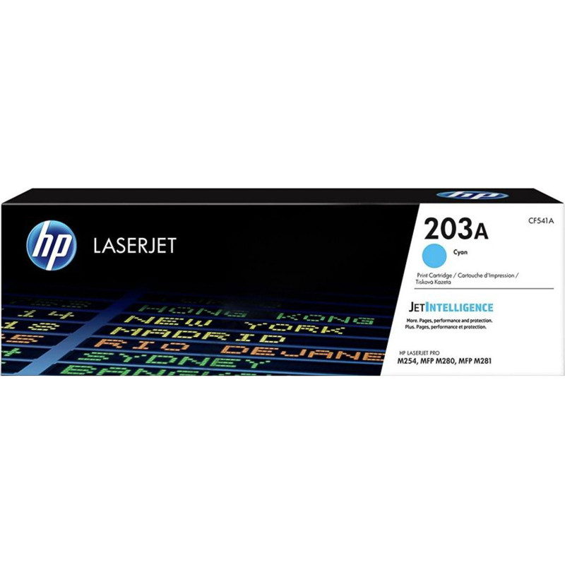 Картридж лазерный HP 203A CF541A гол. для CLJ Pro M254 MFP M280/281