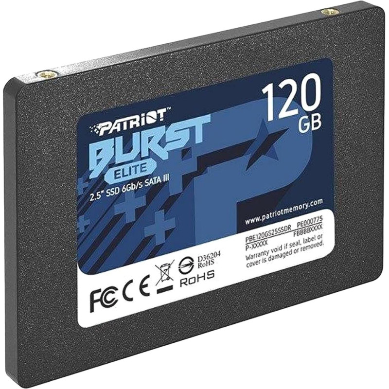 SSD накопитель Patriot SATA III 120Gb Burst Elite 2.5 (PBE120GS25SSDR)