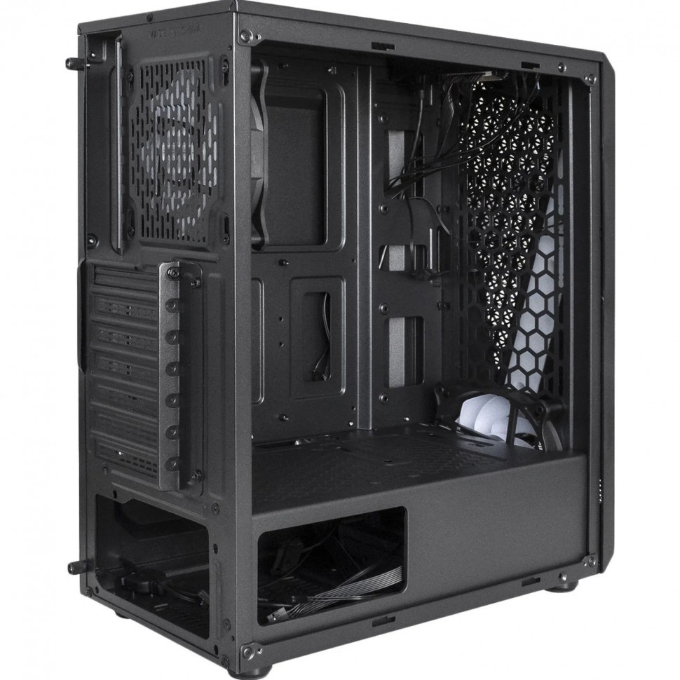 Корпус Miditower ExeGate EVO-8225 (ATX, без БП,RGB)(EX292858RUS)
