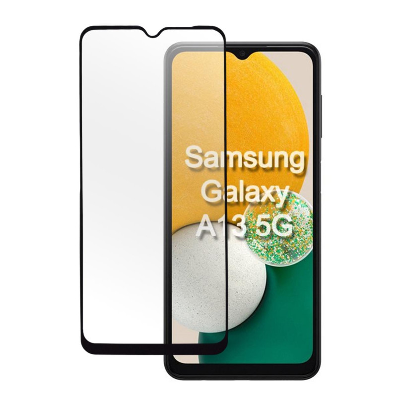 Защитное стекло PERO Full Glue для Samsung A13, черный