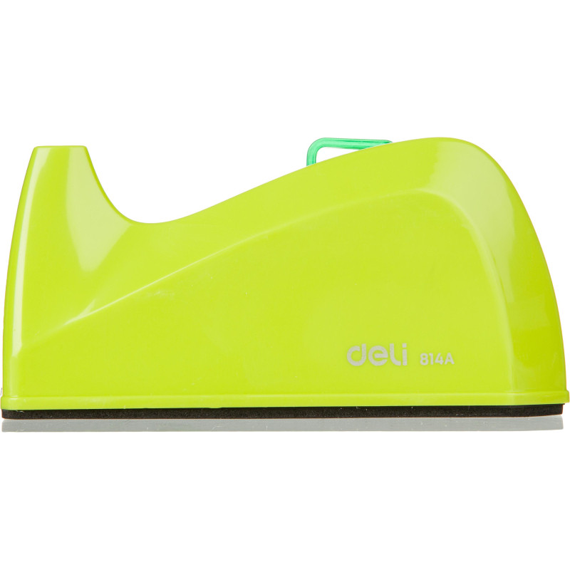 Диспенсер для клейкой ленты Deli E814, ABS-пластик, 120x57x60 мм, зеленый Диспенсер для клейкой ленты Deli E814, ABS-пластик, 120x57x60 мм, зеленый