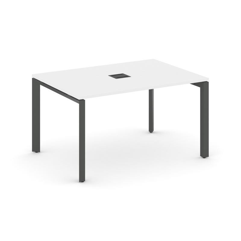Style Project Стол переговорный SN-59P.SPRG-004 Белый/Металл Антрацит 1580*980*750