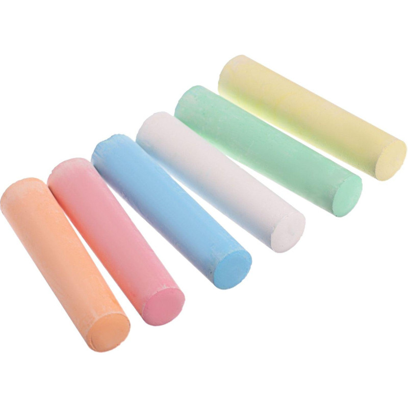 Мел для асфальта Гамма Мультики 20 цв.,  пластик. ведро, 1704194