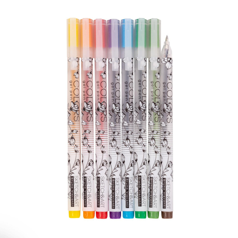 Набор гелевых ручек SKETCH&amp;ART Uni Write.COLORS 0,5мм 8цв 20-0306