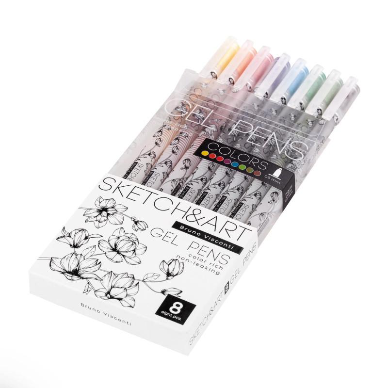 Набор гелевых ручек SKETCH&amp;ART Uni Write.COLORS 0,5мм 8цв 20-0306