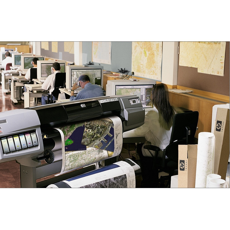 Бумага широкоформатная HP Bright White InkJet  90г 610ммх45.7м 50,8ммC6035A