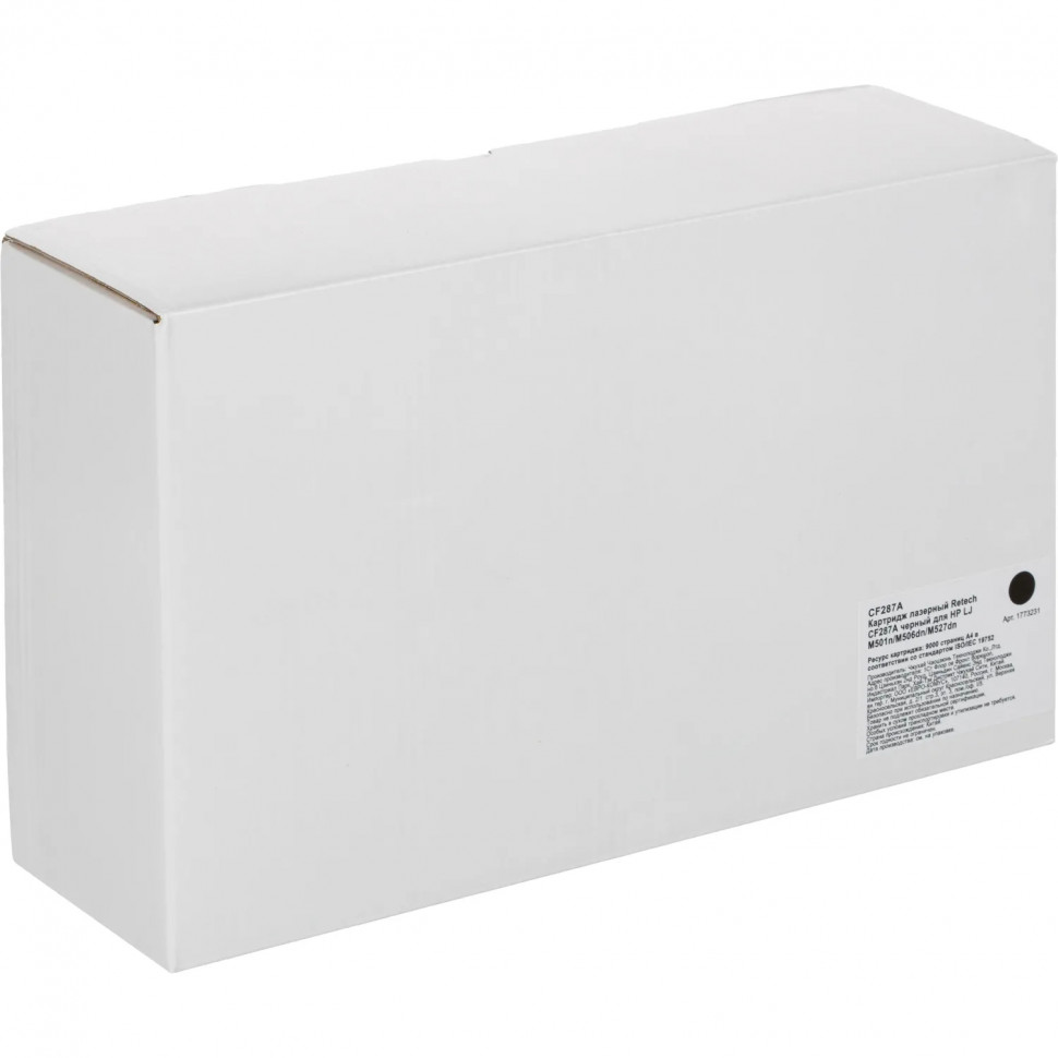 Картридж лазерный Retech CF287A чер. для HP LJ M501n/M506dn/M527dn