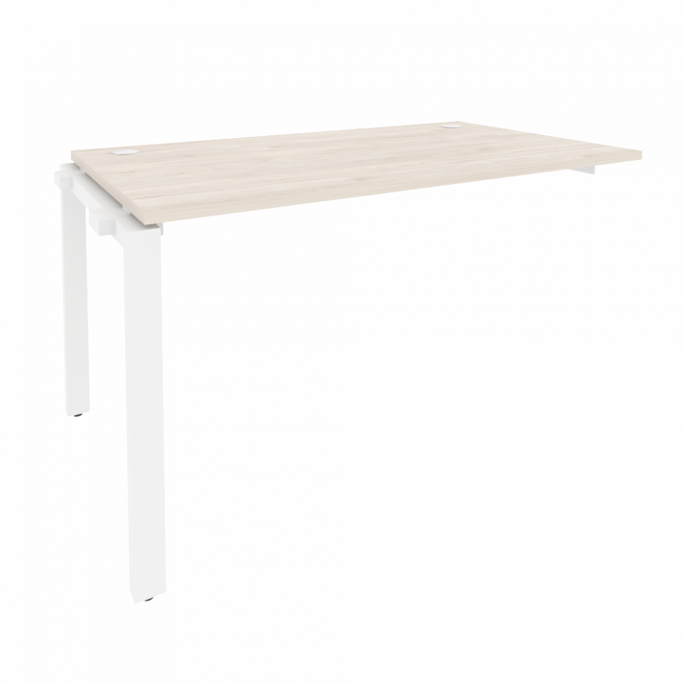 Onix Наборный элемент рабочей станции на П-образном м/к O.MP-1.NRS-3.8 Денвер Светлый/Металл Белый 1 Onix Наборный элемент рабочей станции на П-образном м/к O.MP-1.NRS-3.8 Денвер Светлый/Металл Белый 1