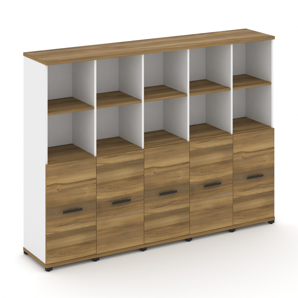 Concept Шкаф 5 узких секций, 4 ниши CN.STU-451 B Сандал Янтарный/Белый Бриллиант/Металл Черный 2084* Concept Шкаф 5 узких секций, 4 ниши CN.STU-451 B Сандал Янтарный/Белый Бриллиант/Металл Черный 2084*