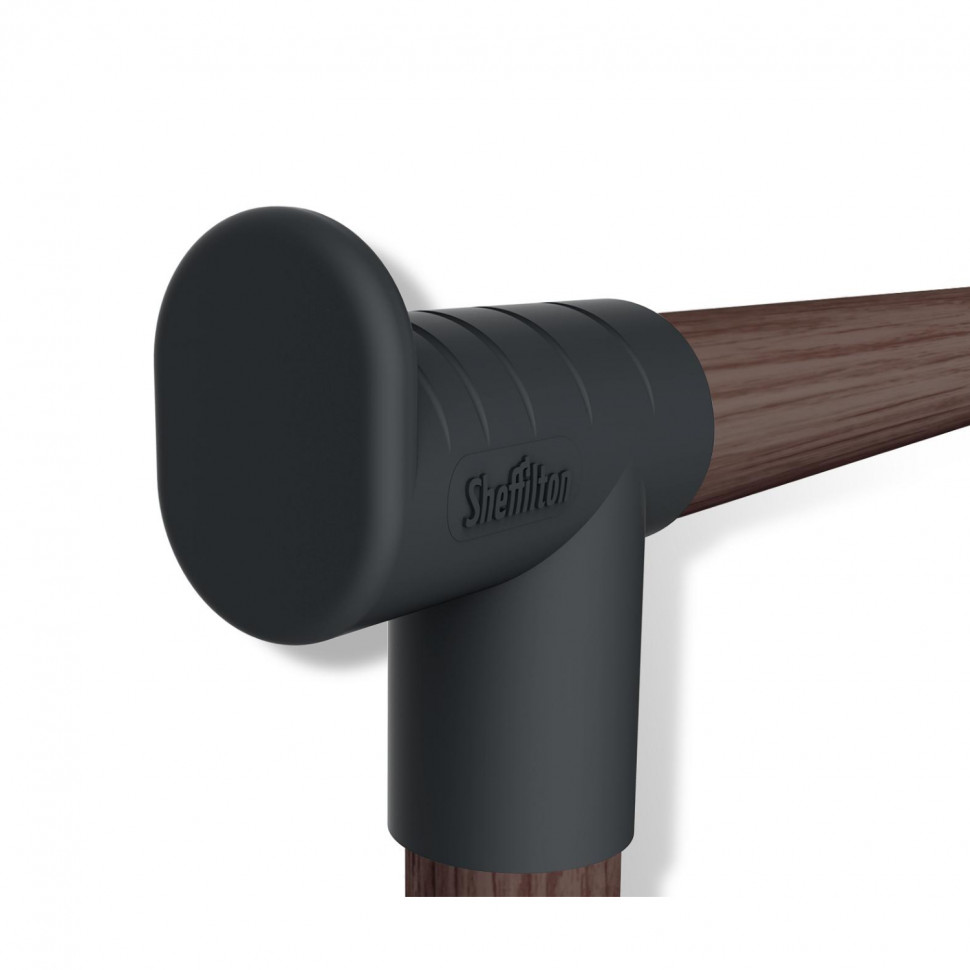 Вешалка EL_гардеробная CH-4345 черный/темный орех (911201/В1-65)