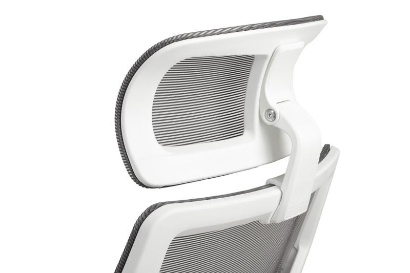 Кресло Оливер RCH W-203AC Белый пластик/Серый