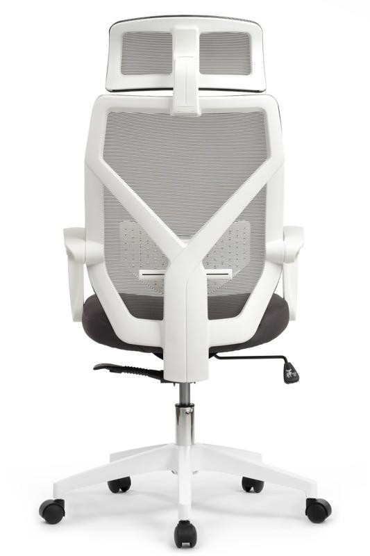 Кресло Оливер RCH W-203AC Белый пластик/Серый