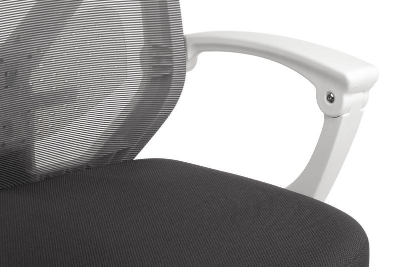 Кресло Оливер RCH W-203AC Белый пластик/Серый
