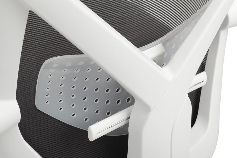 Кресло Оливер RCH W-203AC Белый пластик/Серый