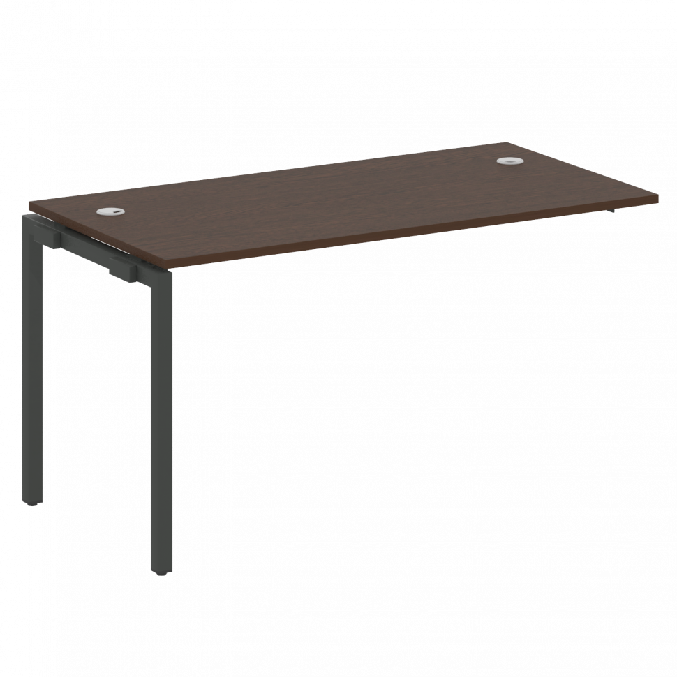 Metal System Quattro Проходной элемент рабочей станции на П-образном м/к 40БП.ПРС-СП-1.3 Венге Цаво/ Metal System Quattro Проходной элемент рабочей станции на П-образном м/к 40БП.ПРС-СП-1.3 Венге Цаво/