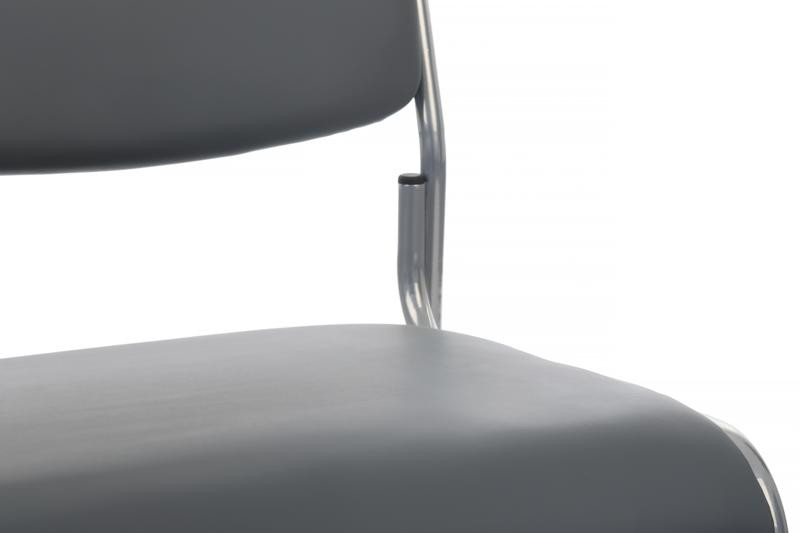 Кресло Никс RCH OMKL-01 Серый/Металл окрашенный Хром