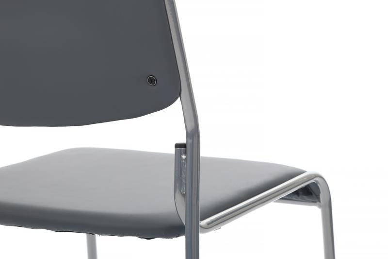 Кресло Никс RCH OMKL-01 Серый/Металл окрашенный Хром