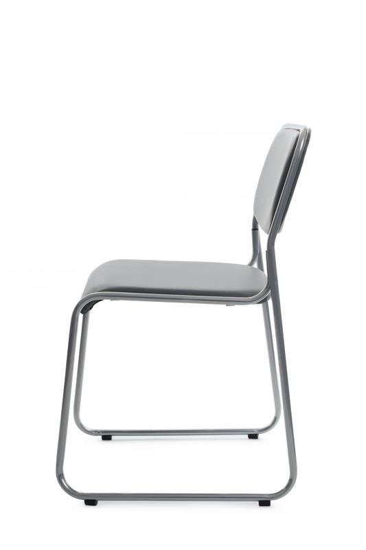 Кресло Никс RCH OMKL-01 Серый/Металл окрашенный Хром