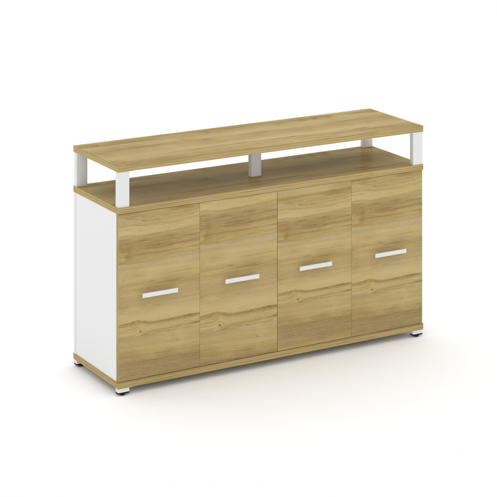 Concept Распаш. шкаф опорный/приставной с верх. горизонтом CN.SOPR-006 W Дуб Винченцо/Белый Бриллиа Concept Распаш. шкаф опорный/приставной с верх. горизонтом CN.SOPR-006 W Дуб Винченцо/Белый Бриллиа