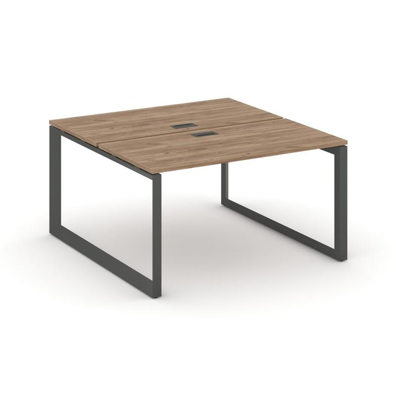 Style Project Рабочая станция двухсторонняя SN-59O.DRS-023 Дуб Табак/Металл Антрацит/Черный Заглушка