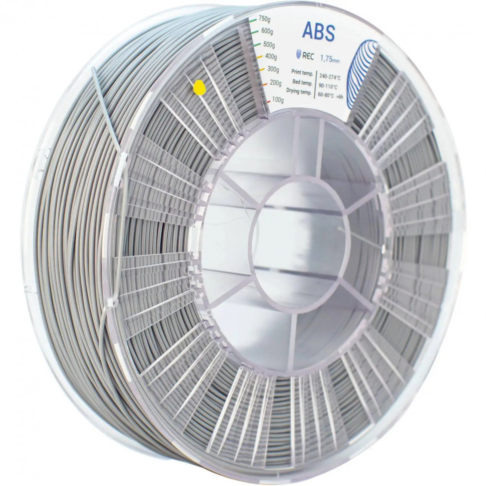 Катушка ABS пластик REC 1.75мм серый