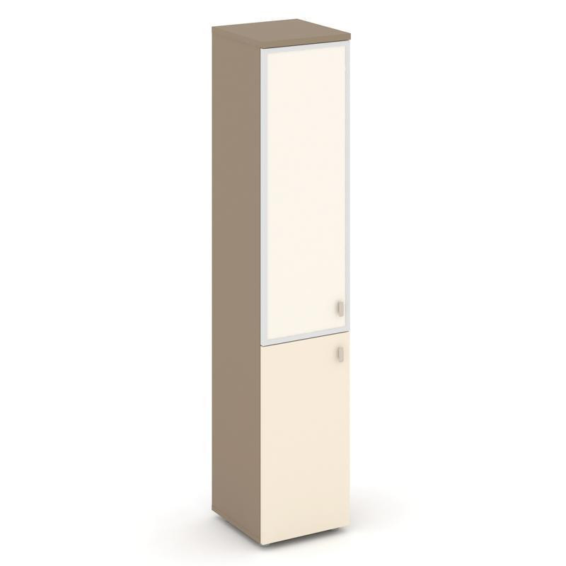 Estetica Шкаф высокий узкий левый ES.SU-1.2R (L) I Латте/Сатин/Лакобель ivory 400*420*1977 Estetica Шкаф высокий узкий левый ES.SU-1.2R (L) I Латте/Сатин/Лакобель ivory 400*420*1977