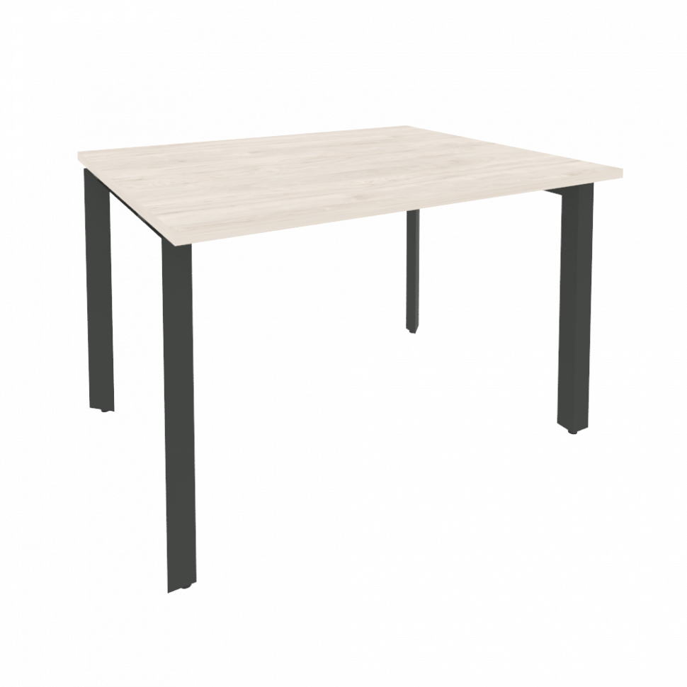 Onix Стол переговорный O.MP-PRG-1.2 Денвер Светлый/Металл Антрацит 1180*980*750