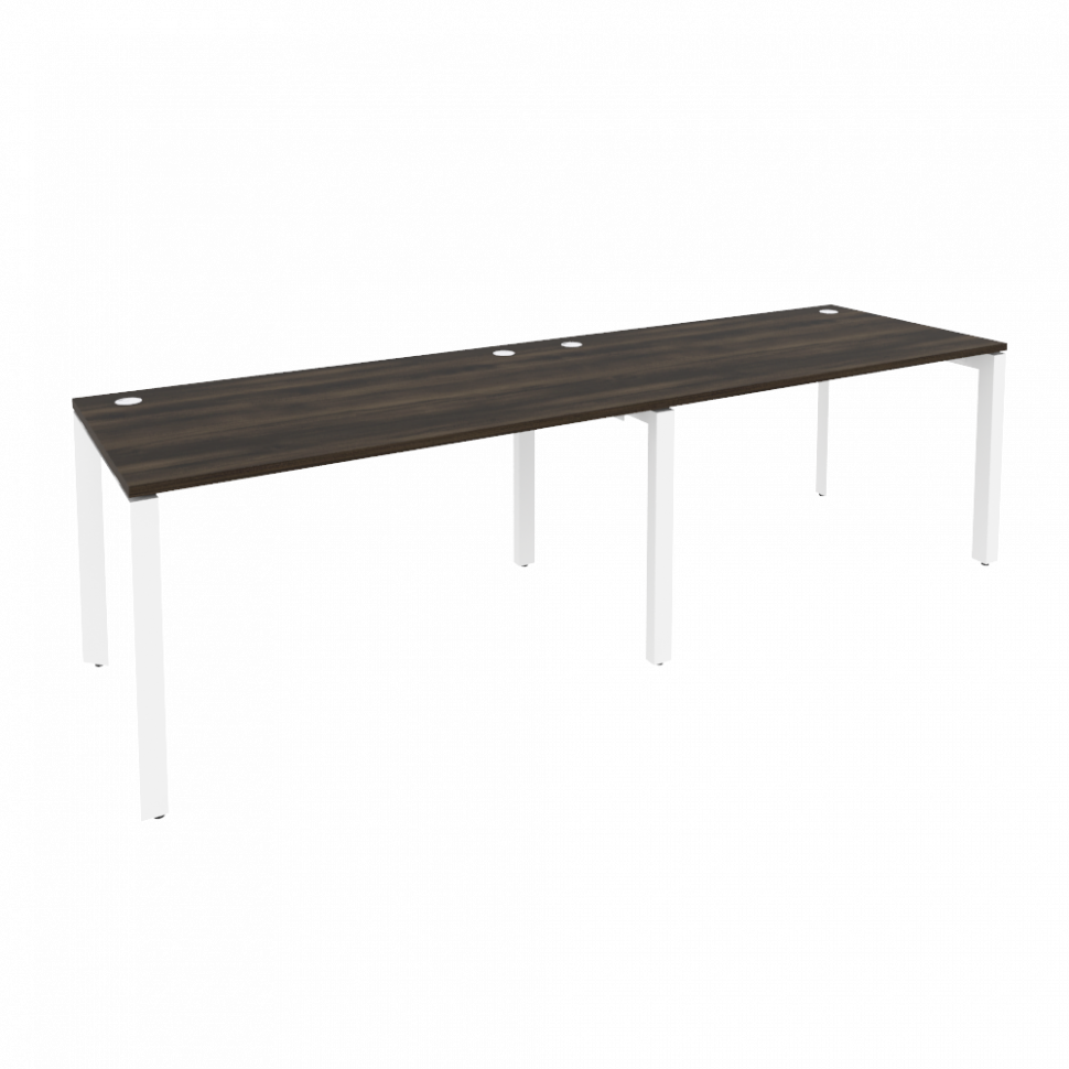 Onix Рабочая станция на П-образном м/к O.MP-RS-2.3.8 Дуб Мали/Металл Белый 2760*800*750