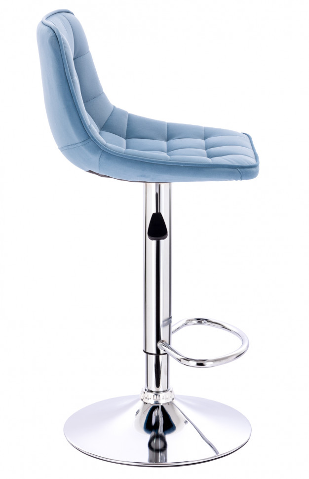 Стул барный Everprof Cooper (Купер) Ткань Голубой