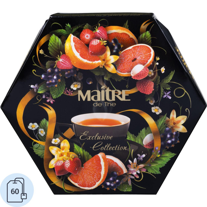 Чай Maitre de The Exclusive Collection, 60 пак./уп