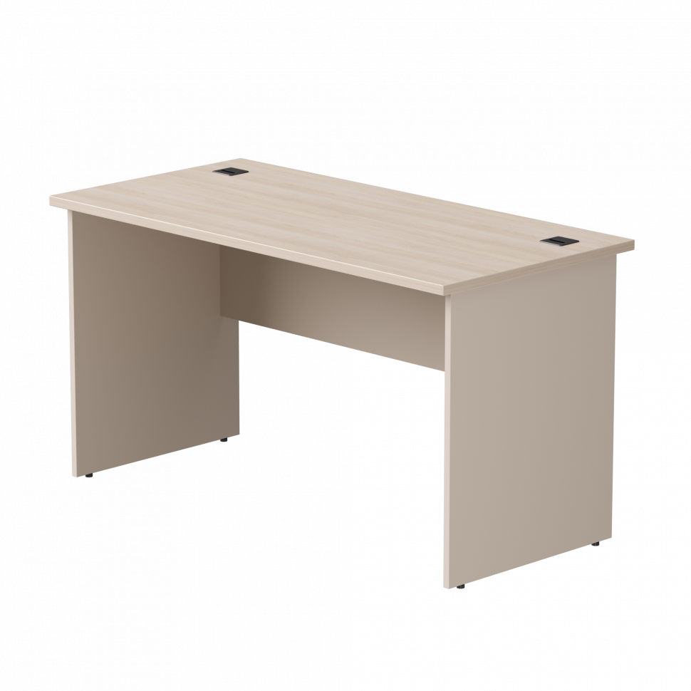 Стол прямой Everprof EVO (ЭВО) опоры ЛДСП 1380х670х755 мм Дуб Соната/Кашемир