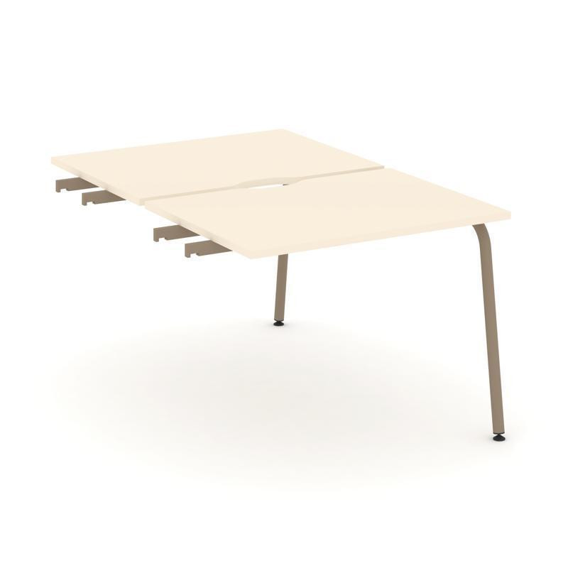 Estetica Двойной стол приставка к опор. тумбам ES.D.SPR-1-VK Сатин/Металл Латте 980*1500*750 Estetica Двойной стол приставка к опор. тумбам ES.D.SPR-1-VK Сатин/Металл Латте 980*1500*750