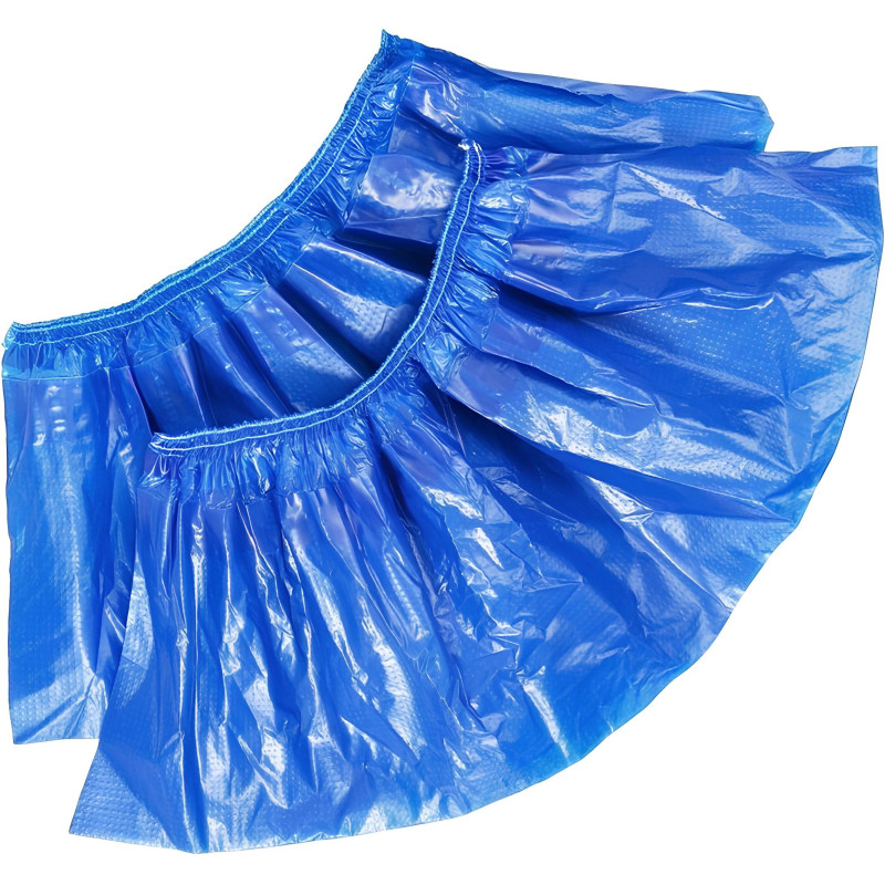 Бахилы п/э Elegreen Особопр. (с2.р)дв,син,ГППНД2-8/18/2р-С-С 6г,50пар/уп