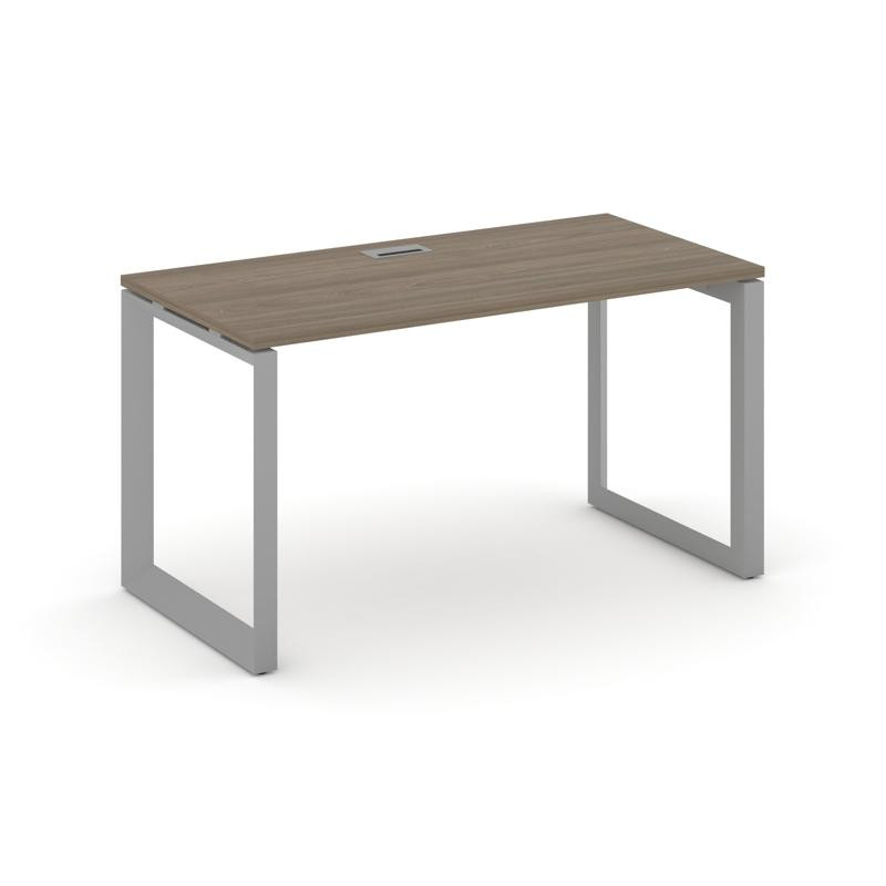 Style Project Стол письменный SN-59O.SP-003 Вяз Благородный/Металл Серый/Серебро Заглушка 1380*600*7