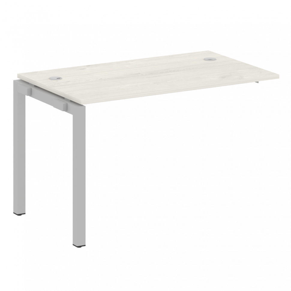 Metal System Quattro Проходной элемент рабочей станции на П-образном м/к 50БП.ПРС-СП-1.2 Дуб Наварра