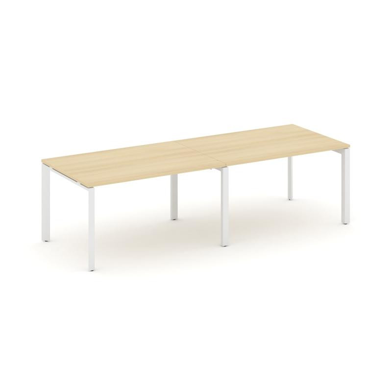 Style Project Стол переговорный SN-59P.SPRG-014.3 Акация Лорка/Металл Белый 3160*980*750