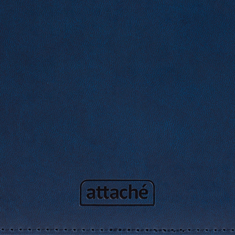 Ежедневник датированный 2026 АТТАСНЕ А4, 176л, 200х270мм, Сиам синий