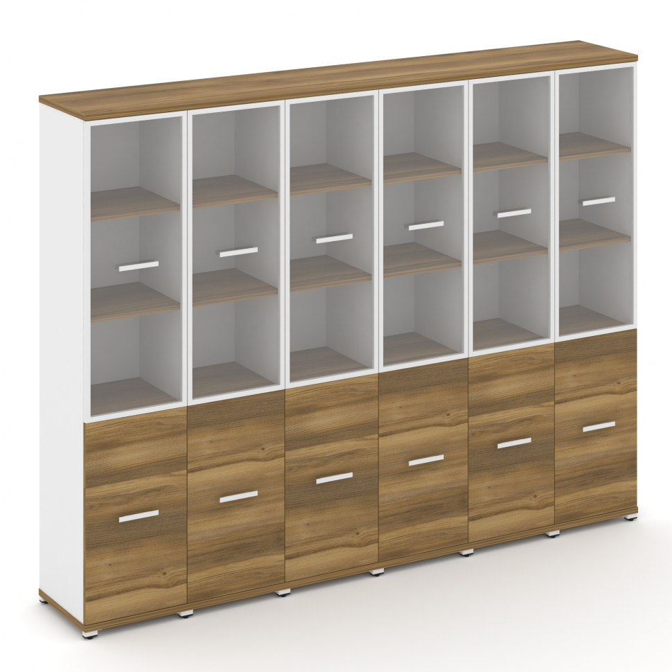 Concept Шкаф 6 узких секций, 5 ниш CN.STU-562 RPW W Сандал Янтарный/Белый Бриллиант/Металл Белый/Про Concept Шкаф 6 узких секций, 5 ниш CN.STU-562 RPW W Сандал Янтарный/Белый Бриллиант/Металл Белый/Про