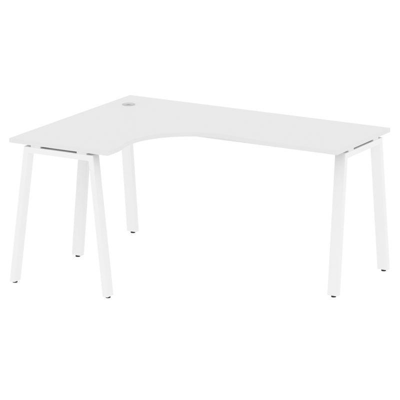 Metal System Стол криволинейный левый на А-образном м/к БА.СА-4 (L) Белый/Металл Белый 1600*1200*750 Metal System Стол криволинейный левый на А-образном м/к БА.СА-4 (L) Белый/Металл Белый 1600*1200*750