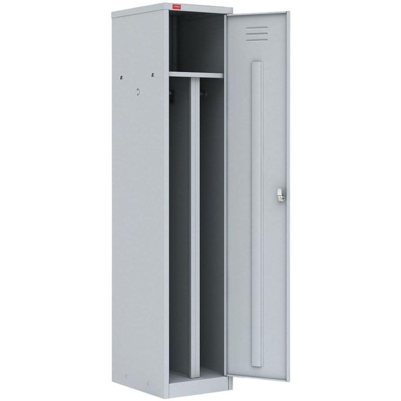 Шкаф для одежды металлический 0MX_P_ШРМ21 1 дв. 400х500х1860