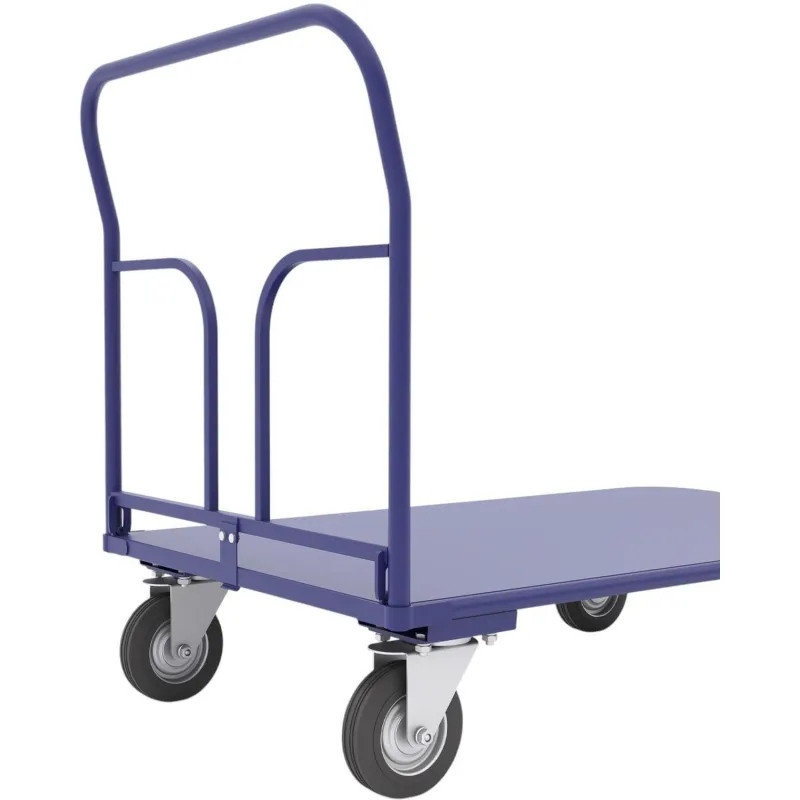 Тележка платформенная складная ручка, зацеп. ТПСР 2 М (600х900), d 125мм