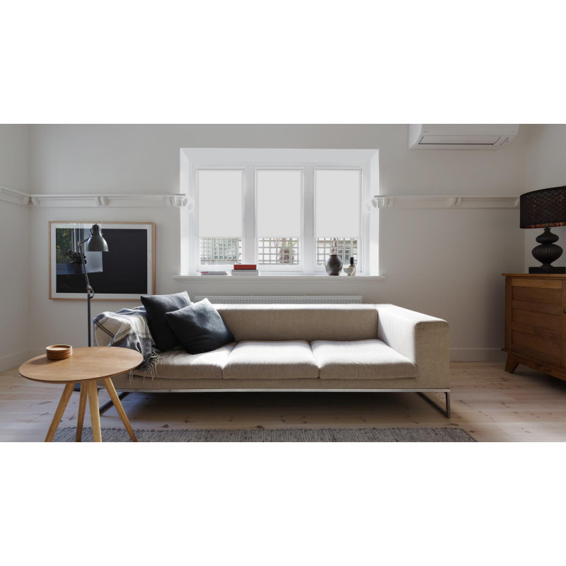 Рулонная штора ARX_ Плайн Белый 060x160 Мини